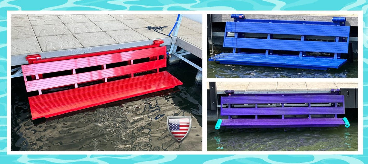 Aluminum Bench fold up seat