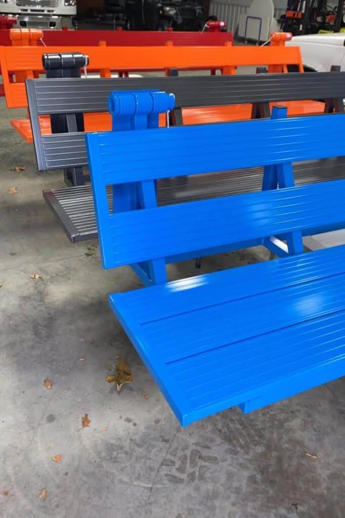 Aluminum Bench fold up seat