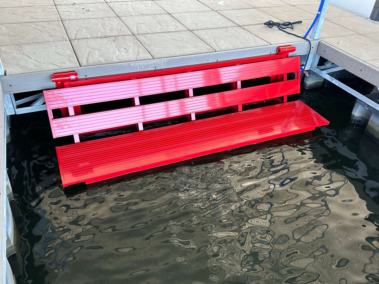 Aluminum Bench fold up seat