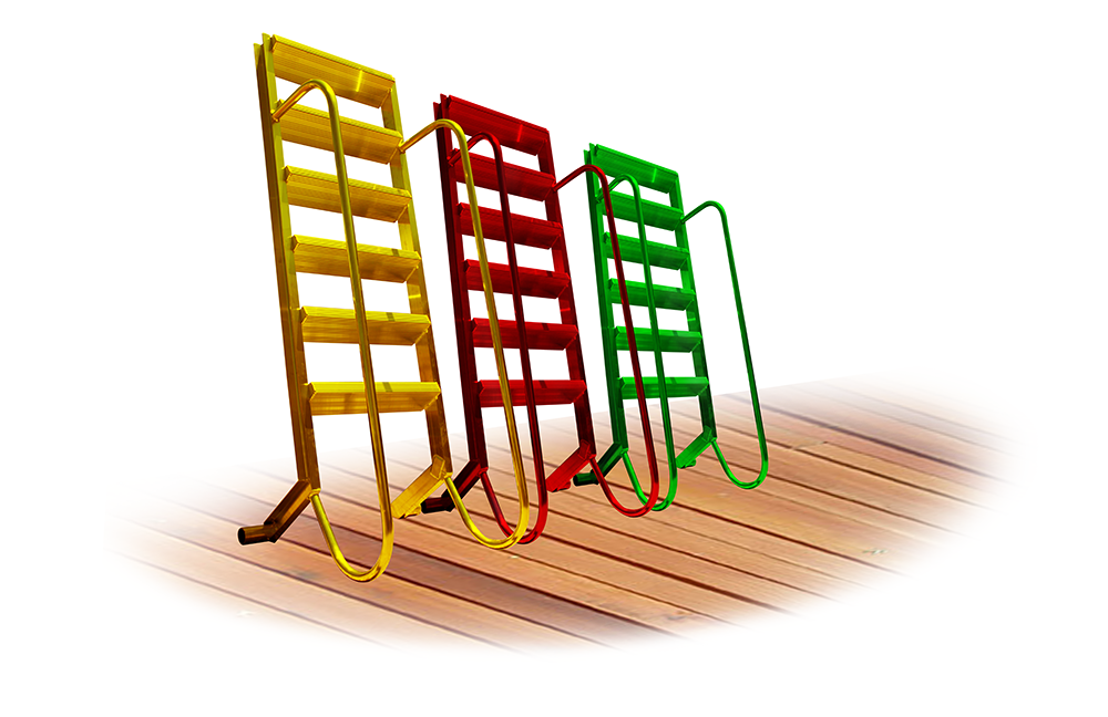Wet Step 6-Step Ladder