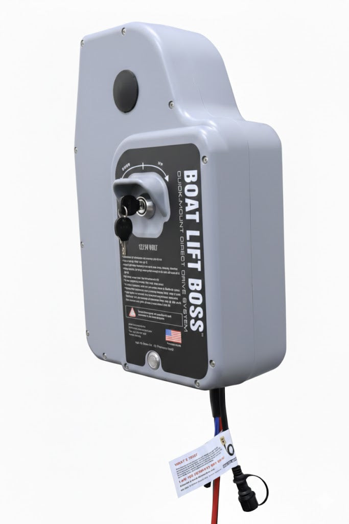 Boat Lift Motor - 12/24 Volt, Key-Turn